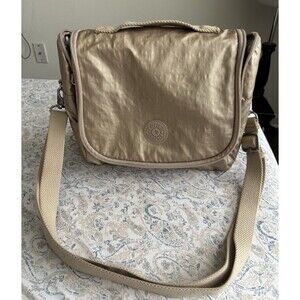 Kipling Lunch Bag 2L Gold Metallic Insulated Waterproof